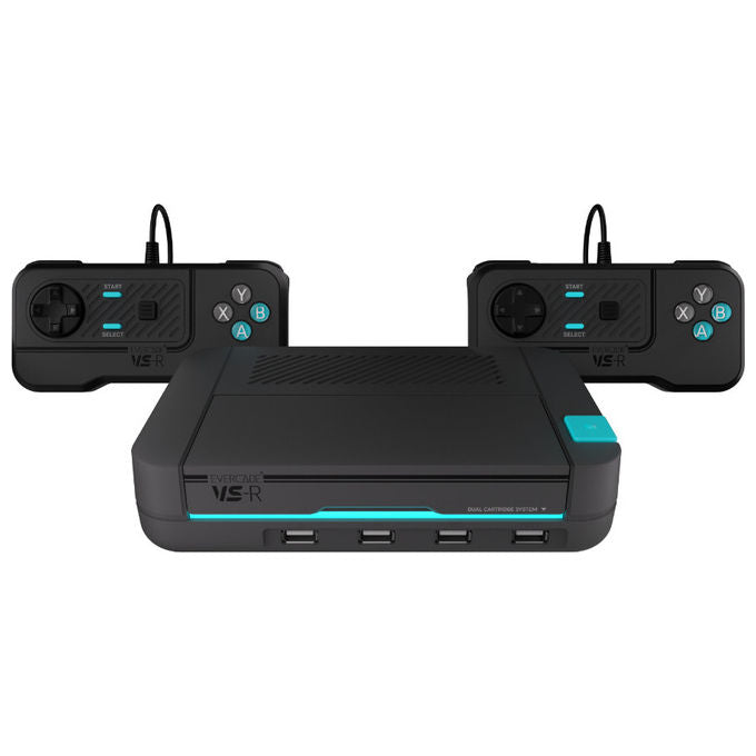 Evercade VS-R Console Retrogaming 4 GB Wi-Fi 1080p HDMI Bundle Tomb Raider Collection 1 colore Nero