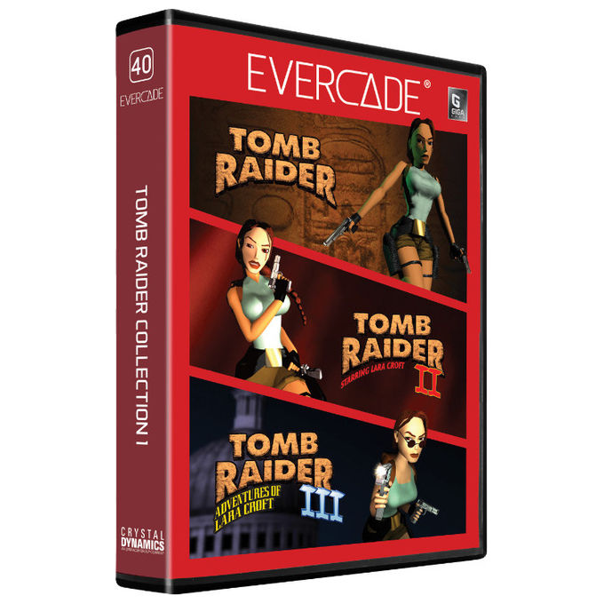 Evercade VS-R Console Retrogaming 4 GB Wi-Fi 1080p HDMI Bundle Tomb Raider Collection 1 colore Nero