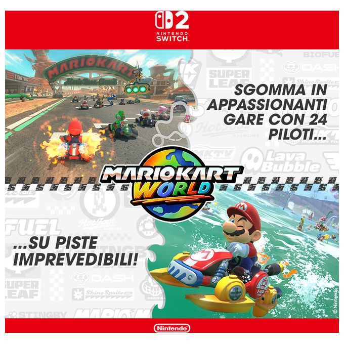 Nintendo 10016221 Mario Kart World Gioco Standard Nintendo Switch 2
