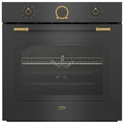 Beko RBIM19200AD b300 Forno da incasso Elettrico Multifunzione 72 L Classe A 8 Funzioni AeroPerfect (59.5x59.4x56.7 cm) colore Antracite