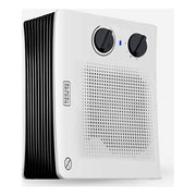 Black+decker BXSH2001E Termoventilatore da Tavolo 1000W 2000W Termostato Regolabile Protezione Surriscaldamento per ambienti fino a 15 m² colore Bianco