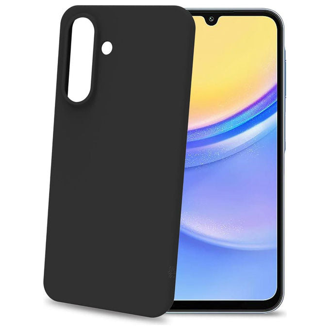 Celly CROMO1119BK Cover Samsung Galaxy A56 5G TPU Silicone Soft-touch Microfibra colore Nero