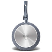 Aeternum Y0F6SET001 Madame Petravera 3.0 Set 2 Padelle Antiaderenti Full Induction 24 e 28 cm colore Grigio