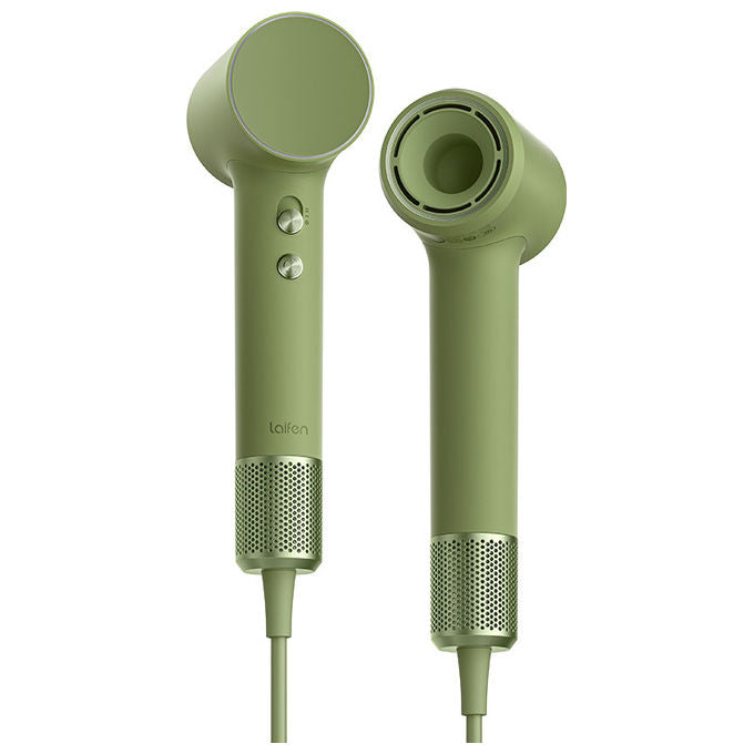Laifen MINI Asciugacapelli 1100 W Ionico 2 velocita' 3 temperature concentratore magnetico colore Verde
