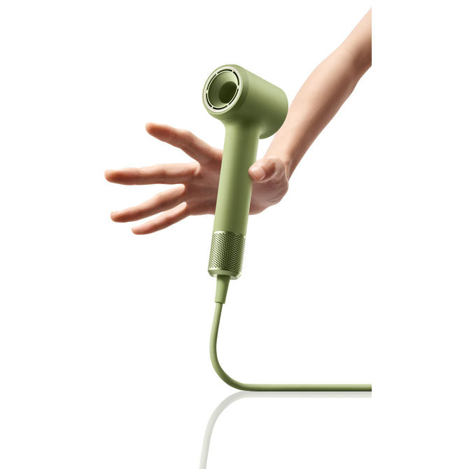 Laifen MINI Asciugacapelli 1100 W Ionico 2 velocita' 3 temperature concentratore magnetico colore Verde
