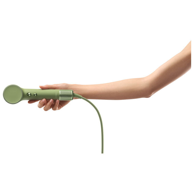 Laifen MINI Asciugacapelli 1100 W Ionico 2 velocita' 3 temperature concentratore magnetico colore Verde