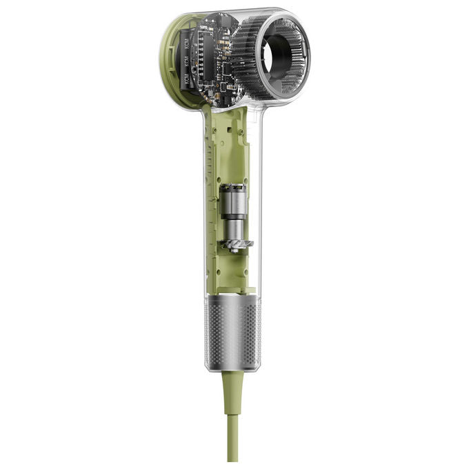 Laifen MINI Asciugacapelli 1100 W Ionico 2 velocita' 3 temperature concentratore magnetico colore Verde