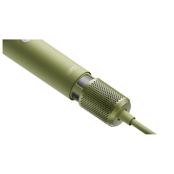 Laifen MINI Asciugacapelli 1100 W Ionico 2 velocita' 3 temperature concentratore magnetico colore Verde
