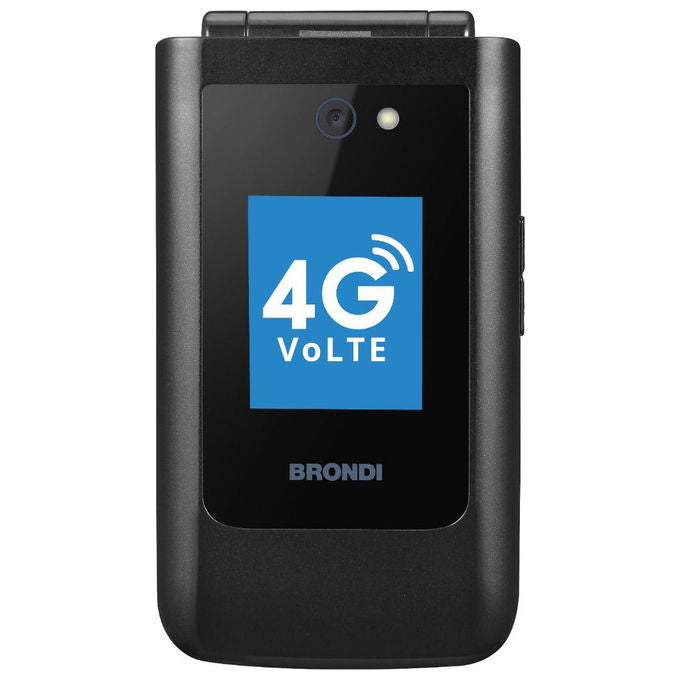 Brondi MAGNUM XXL 4G Telefono Cellulare a Conchiglia Dual SIM 4G Display 3.2'' Fotocamera 2 MP Bluetooth 5.1 colore Nero