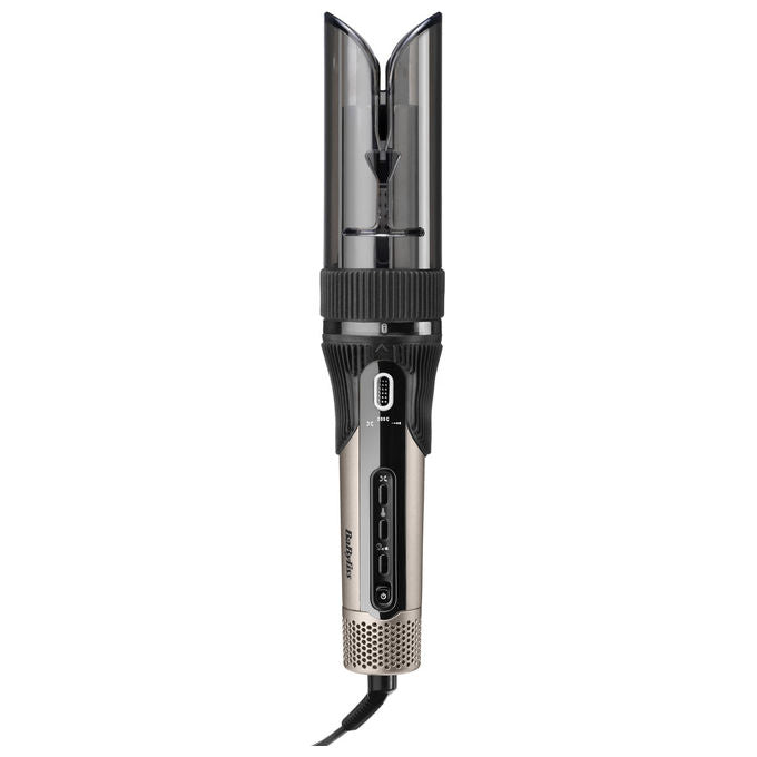 BaByliss C6688E Arricciacapelli Automatico Ceramica 440 W 4 Temperature Rotazione Automatica 360° colore Metallico