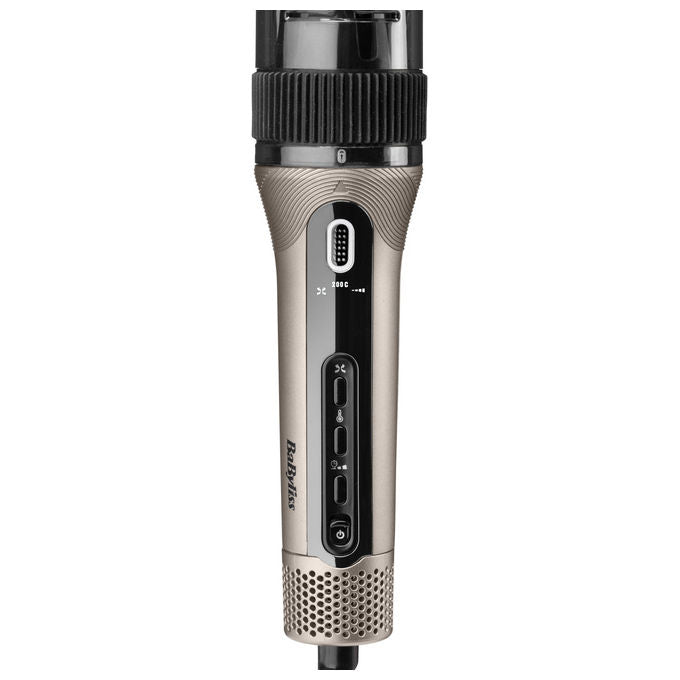 BaByliss C6688E Arricciacapelli Automatico Ceramica 440 W 4 Temperature Rotazione Automatica 360° colore Metallico