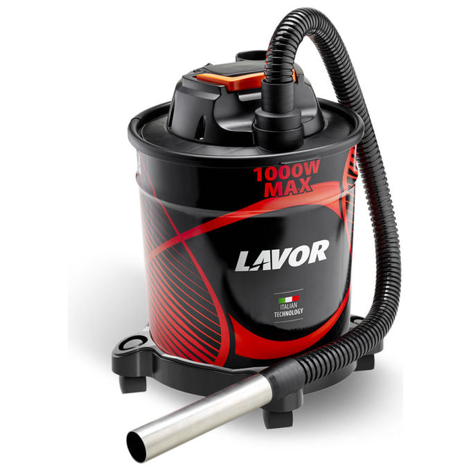 Lavor 40029-00017 Ashley 416 Aspiracenere con Carrello Fusto 18 L 1000 W Filtro HEPA Lavabile Funzione Soffiante