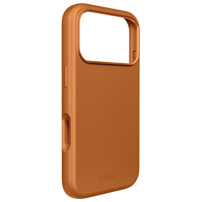 Puro ICON MAG PRO Cover per iPhone 17 Pro Max Silicone Soft-Touch MagSafe Compatible colore Arancione