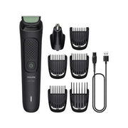 Philips MG3920-15 Serie 3000 Rifinitore Multiuso 7 in 1 Lame Autoaffilanti 60 min autonomia colore Nero