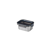 LocknLock LST512NEW Contenitore per Alimenti Inox Ermetico Impilabile Rettangolare 500 ml Microonde Lavastoviglie colore Argento