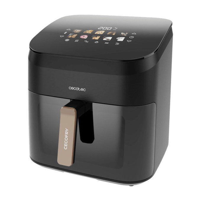 Cecotec CECOFRYandGRILL SMOKIN' 8500 Friggitrice ad aria 8.5 L 2200 W 10 programmi Touch colore Nero Marrone