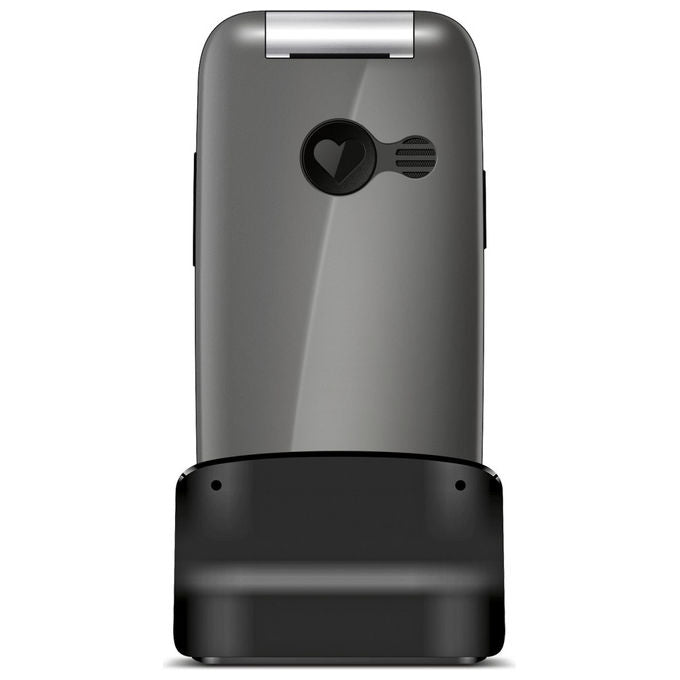 Emporia V200_001_SG emporiaONE Telefono per Anziani a Conchiglia 2G 2.4'' 2 MP Bluetooth IP54 colore Grigio Argento