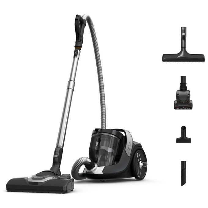 Rowenta RO7C66 Green Force Cyclonic Aspirapolvere a Traino Senza Sacco 2,5 L 500 W 66 dB colore Nero Grigio