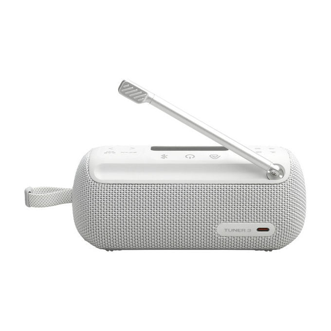 JBL TUNER3WHT TUNER 3 Radio Portatile DAB DAB+ FM Bluetooth 5.3 7W IP68 12h colore Bianco