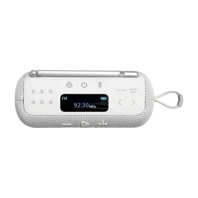 JBL TUNER3WHT TUNER 3 Radio Portatile DAB DAB+ FM Bluetooth 5.3 7W IP68 12h colore Bianco
