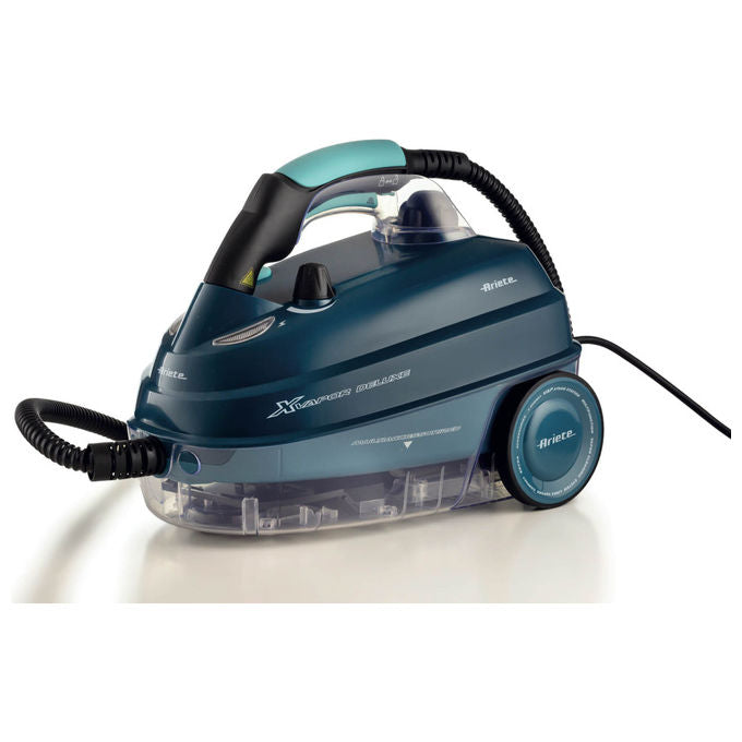 Ariete 4146 XVapor Deluxe Pulitore a Vapore Portatile 1500W 5 bar Caldaia 1,6 L Autonomia 60 min Cavo 6 m colore Blu
