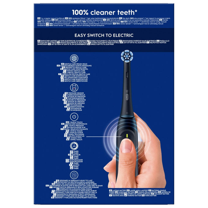 Oral-B 62418 iO Series 2 Spazzolino elettrico a vibrazione 3 modalita' timer 2 min colore Nero Verde