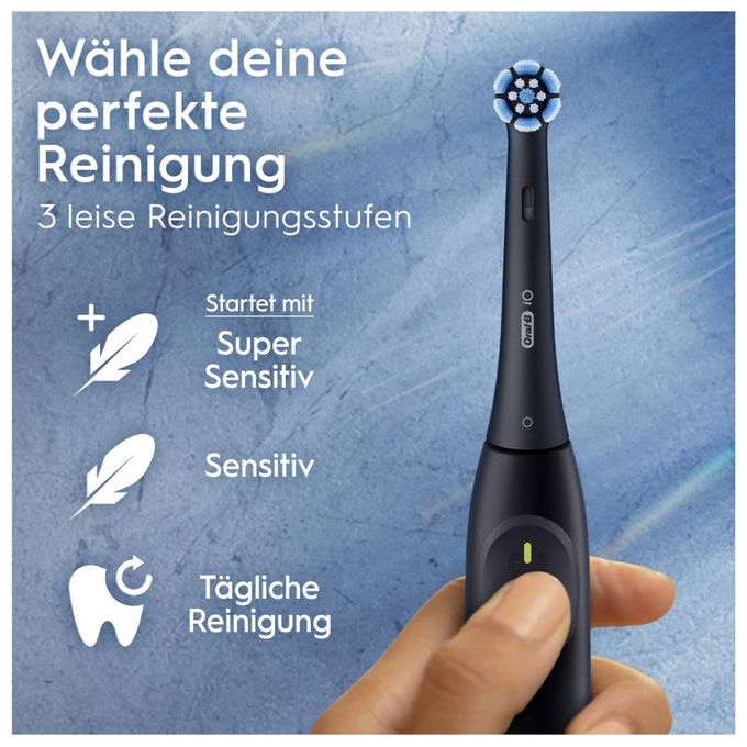 Oral-B 62418 iO Series 2 Spazzolino elettrico a vibrazione 3 modalita' timer 2 min colore Nero Verde