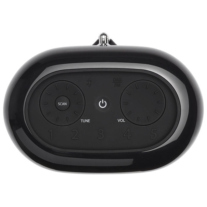 JBL TUNERXLBLKEUNA Tuner XL Radio Portatile Digitale DAB FM Bluetooth 10W IPX7 autonomia 15h colore Nero