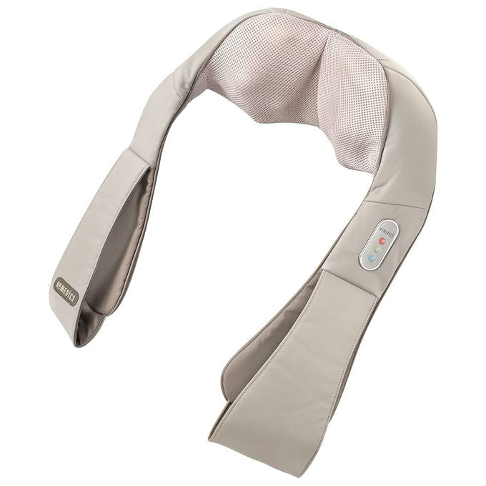 Homedics NMS-50 Massaggiatore Shiatsu Collo e Spalle 4 Nodi Rotanti 3 Livelli Intensita' Funzione Calore Ricaricabile colore Nero