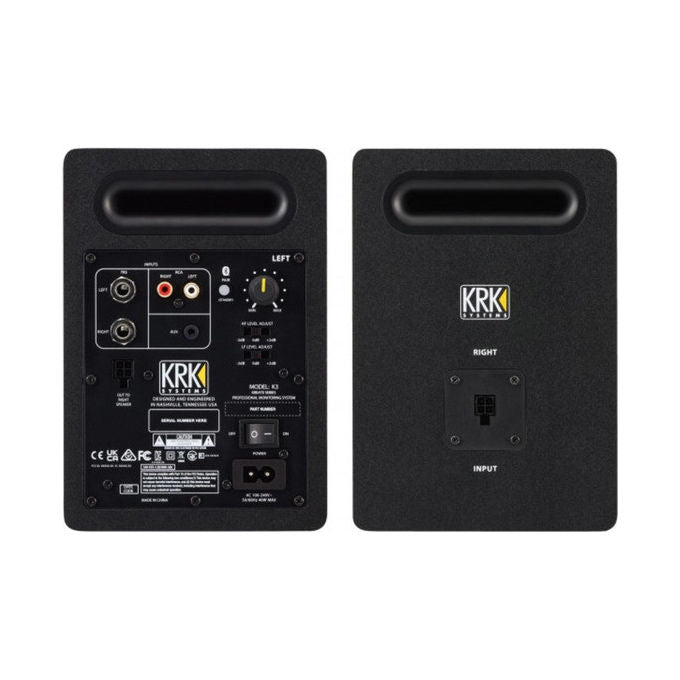 KRK KREATE3 Kreate 3 Coppia Monitor da Studio Nearfield Attivi 65W Woofer 3.5'' Bluetooth 5.3 colore Nero