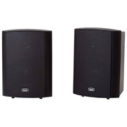 Trevi 0941000 HTS 9410 Casse Acustiche 2 Vie 30W RMS 100W Max Woofer 100 mm Tweeter 20 mm 8 Ohm 88 dB con Staffe a Parete colore Nero