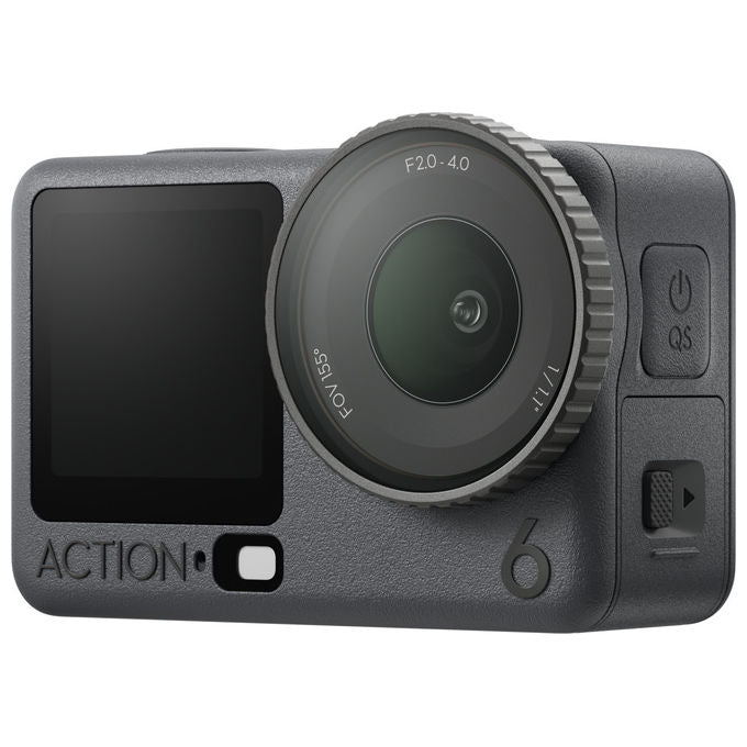 DJI CP.OS.00000506.04 Osmo Action 6 Adventure Combo Action Camera 4K 38MP Wi-Fi 6 impermeabile 20m 3 batterie colore Nero