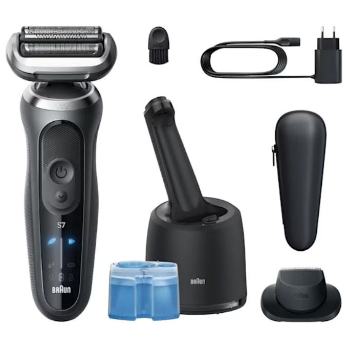 Braun 72-G7200CC Series 7 Rasoio elettrico WetandDry 3 testine autonomia 60 min colore Grigio
