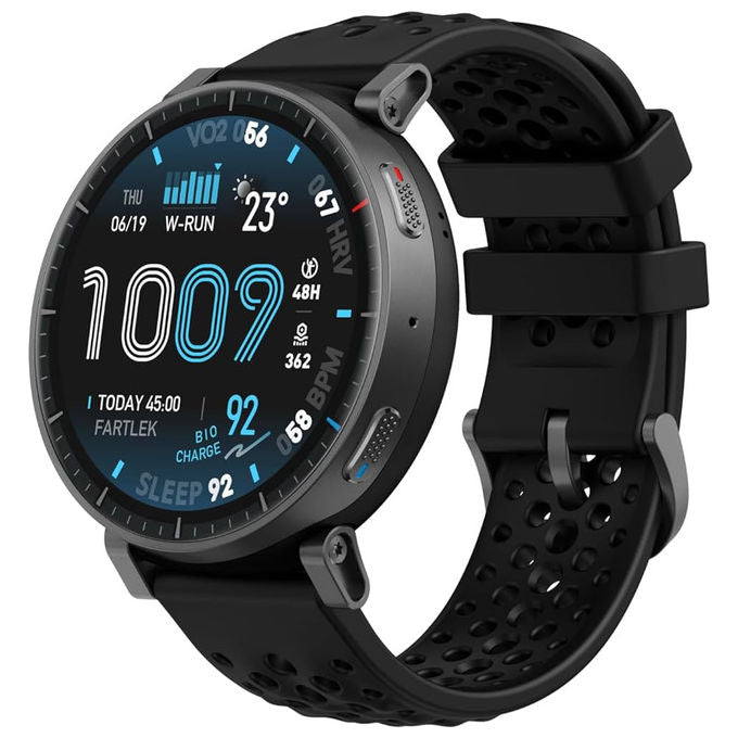 Amazfit W2556GL1N Active Max Smartwatch AMOLED 1.5'' 4GB Mappe Offline GPS NFC 25 Giorni Autonomia 5 ATM colore Nero