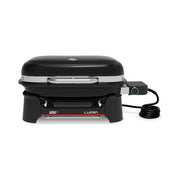 Weber 1502044 Lumin Compact Barbecue Elettrico Da Tavolo 2200W 315°C Griglia Ghisa 43x28 cm colore Nero