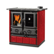 La Nordica 3003950 Rosetta Stufa a Legna Maiolica 7.9 kW Classe A+ 227 m³ colore Bordeaux