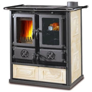 La Nordica 3003960 Rosetta Cucina a legna 7,9 kW Classe A+ forno 28,2 L certificazione DM186 5 stelle colore Pietra Naturale