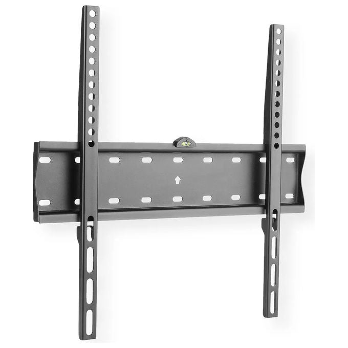 Value 17.99.1213 Supporto TV da Parete Fisso 32'' 55'' VESA 400x400 Portata 40 Kg Distanza 27 mm colore Nero