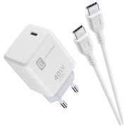 Cellularline ACHIPHUSBCPD40WW Caricabatterie USB-C 40W Power Delivery Ricarica Rapida iPhone iPad MacBook colore Bianco
