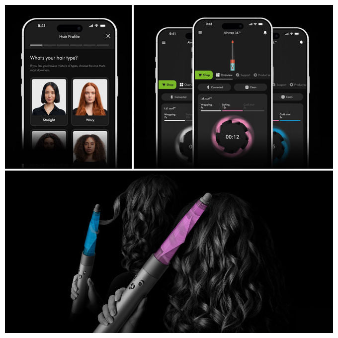 Dyson 601848-01 Airwrap i.d. Multistyler 1300 W Funzione Ionica 3 Velocita' 6 Accessori colore Rosa Ceramico Oro Rosa