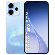 Oppo RENO15 F 5G Smartphone 6.57'' AMOLED 120Hz 8GB RAM 256GB Snapdragon 6 Gen 1 Tripla Cam 50MP Batteria 6500 mAh colore Aurora Blue