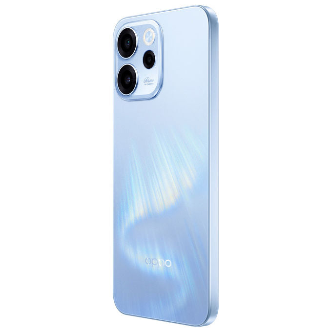 Oppo RENO15 F 5G Smartphone 6.57'' AMOLED 120Hz 8GB RAM 256GB Snapdragon 6 Gen 1 Tripla Cam 50MP Batteria 6500 mAh colore Aurora Blue