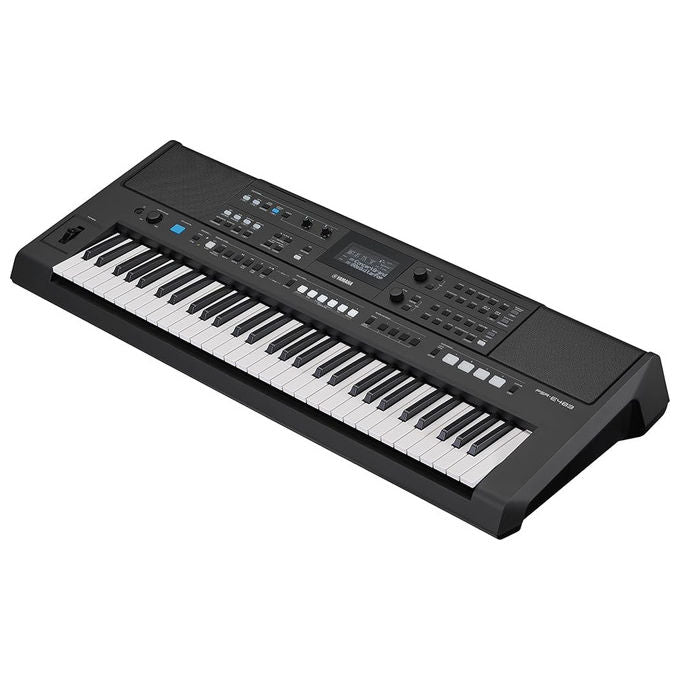 Yamaha VHN6420 PSR-E483 Tastiera Portatile 61 Tasti Sensibili al Tocco 860 Voci 345 Stili 12W colore Nero