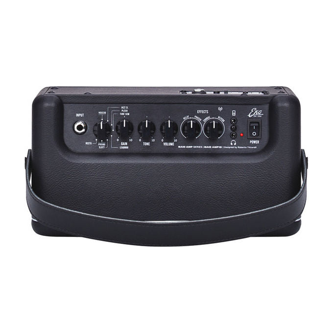 EKO BAIO AMP 15 Amplificatore Combo per Chitarra Elettrica 15W Bluetooth 5.0 Effetti Integrati 2x3'' colore Nero