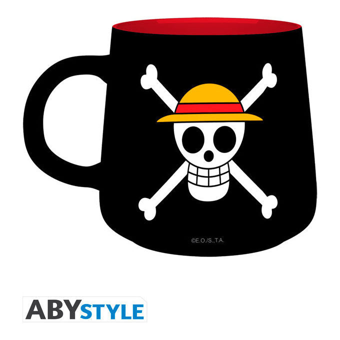 ABYstyle ABYTAB127 One Piece Set Colazione Tazza e Ciotola Luffy Ceramica 350 ml colore Multicolore