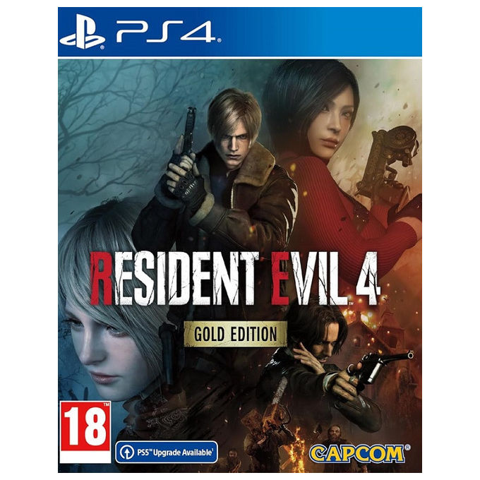 Capcom Resident Evil 4 Remake Gold Edition Gioco PS4 Survival Horror Singleplayer PEGI 18 Include DLC Separate Ways