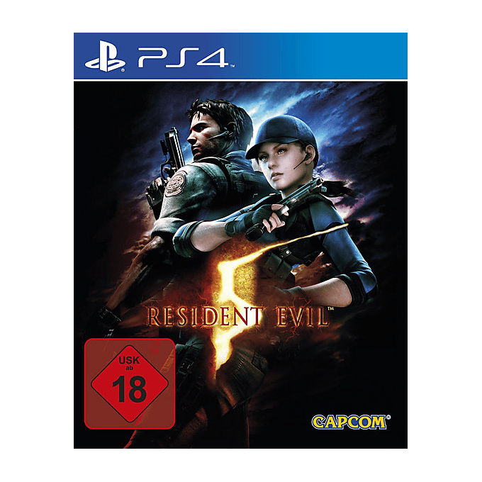 Capcom 5055060931592 Resident Evil 5 HD Reissue Videogioco PlayStation 4 Survival Horror Full HD 1080p ITA Tedesco Inglese Francese