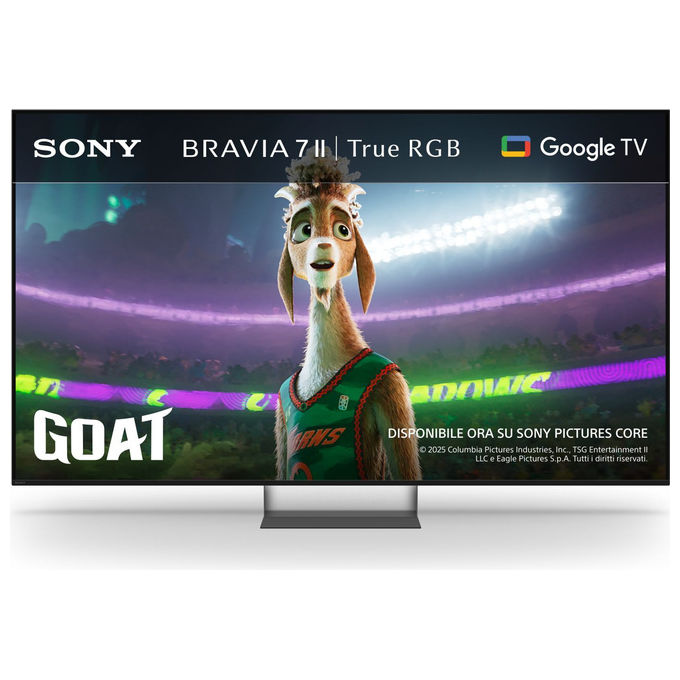 Sony K-55XR75M2 BRAVIA 7 II Smart TV 55'' 4K Ultra HD LED RGB Google TV Dolby Vision Atmos Wi-Fi 6E colore Nero