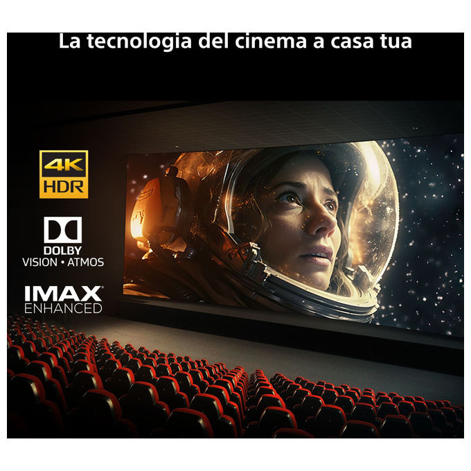 Sony K-55XR75M2 BRAVIA 7 II Smart TV 55'' 4K Ultra HD LED RGB Google TV Dolby Vision Atmos Wi-Fi 6E colore Nero