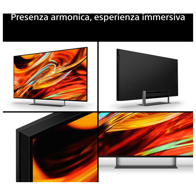 Sony K-55XR75M2 BRAVIA 7 II Smart TV 55'' 4K Ultra HD LED RGB Google TV Dolby Vision Atmos Wi-Fi 6E colore Nero